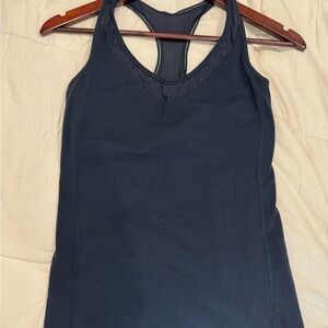 Lululemon dark blue Racerback Tank Top